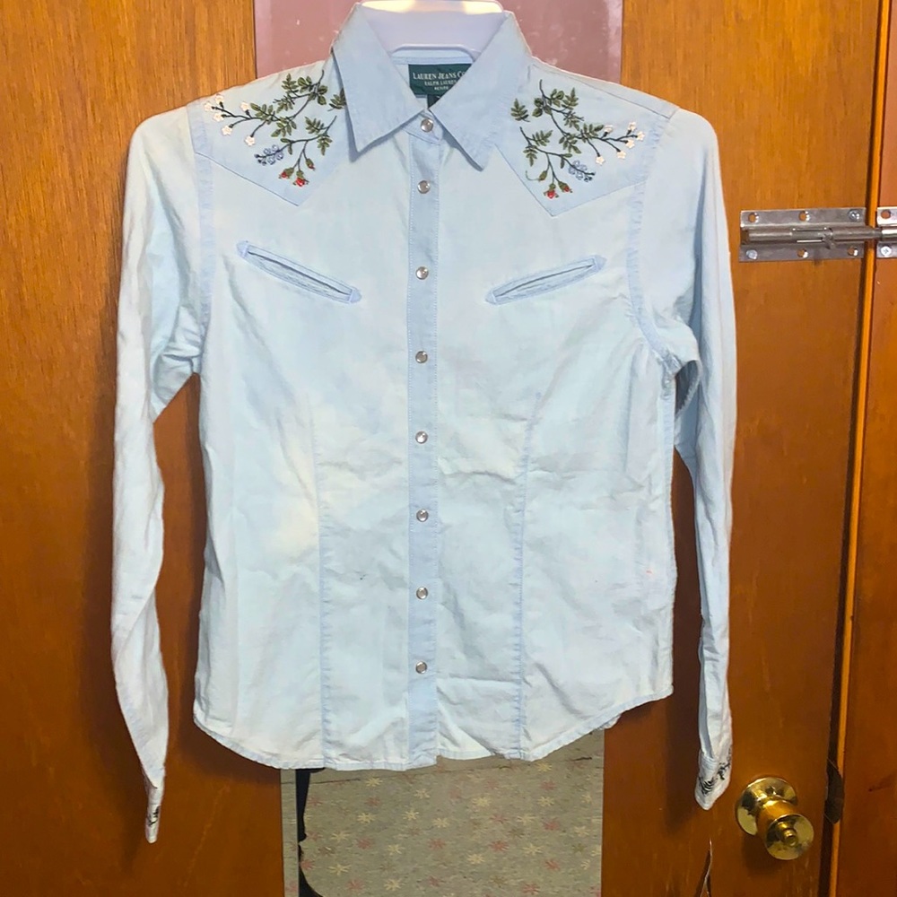 Lauren Jeans chambray shirt